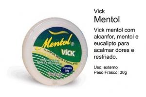 POMADA VICK 30G MENTOL