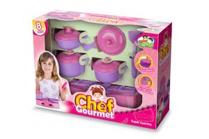 CHEF GOURMET SUPER COZINHA 8 PEÇAS