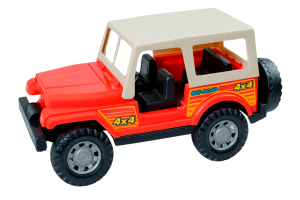 BRINQ JEEP COM CAPOTA 24,5 CM DIVERPLAS