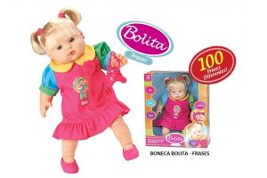 BRINQUEDO BONECA BOLITA 100 FRASES C/ SOM