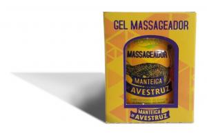 GEL MASSAGEADOR MANTEIGA AVESTRUZ 200GR