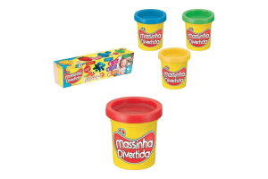 MASSINHA DIVERTIDA 4 POTES 55G