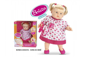 BRINQUEDO BONECA BOLITA SONS DE BEBE VINIL