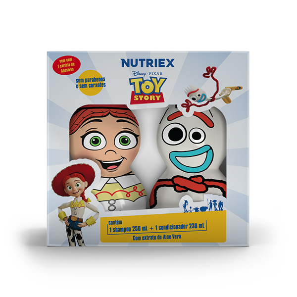 KIT. SH+COND. TOY STORY-JESSIE E FORKY  NUTRIEX