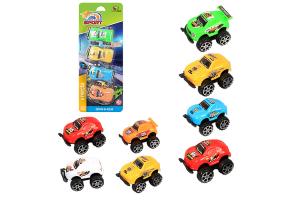 BRINQUEDO SUPER CARRO SPORT FRICÇÃO C/4