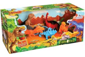 BRINQUEDO DINOSSAUROS FILHOTES