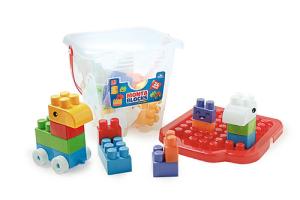 BRINQ MONTA BLOCKS CASTELINHO 24 PC LUMMAR