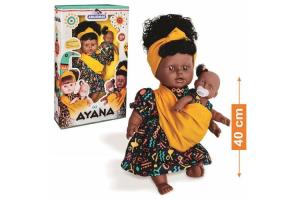 BRINQUEDO BONECA AYANA NEGRA