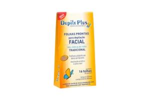 FOLHAS PRONTAS PARA DEP.FACIAL 16 FOLHAS DEPILE