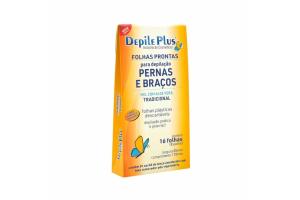 FOLHAS PRONTAS DEPILAÇÃO PENAS E BRAÇOS 16 FOLHAS DEPILE