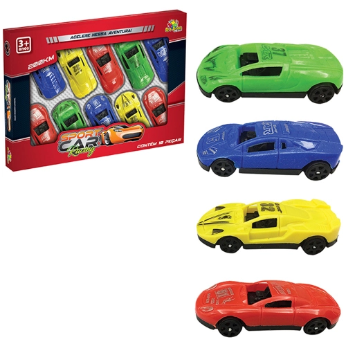 BRINQ SPORT CAR RACING 10 PC