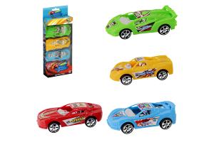 BRINQUEDO CARRO SPORT FRICÇÃO 4 PEÇAS