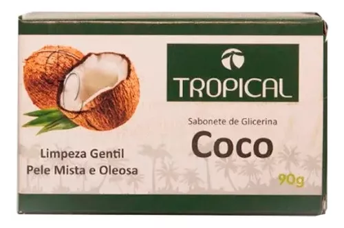 SAB TROPICAL  COCO 90 GR GLICERINADO