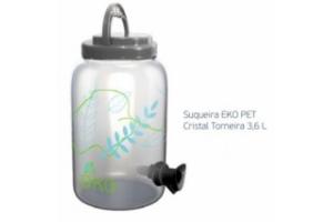 SUQUEIRA EKO 3,6L PET CRISTAL TORNEIRA PANAMBY