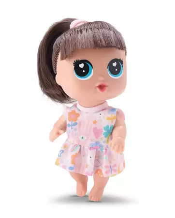 BRINQUEDO BONECA BABY BUDDIES HAIR-CASTANHO