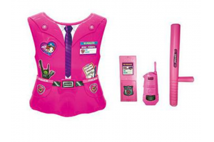 BRINQUEDO KIT POLICIAL GIRL C/ 3 ACESSORIOS