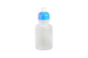 SQUEEZE KIDS TRANSP. TP AZUL 300ML