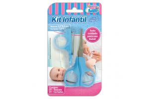 KIT INFANTIL TESOURA E CORTADOR DE UNHA